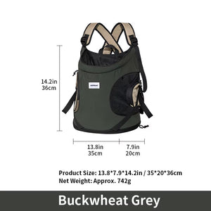Pet Front Carry Chest Backpack – Stylish, Secure & Super Comfortable for Outdoor Adventures