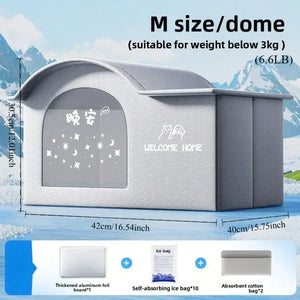 Pet House Summer Small Cat Dog Ice House Air Conditioning BED Summer Cooling Tool Nest Dog Dog Four Seasons Pet Ice House