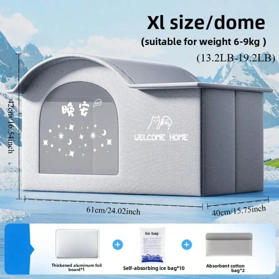 Pet House Summer Small Cat Dog Ice House Air Conditioning BED Summer Cooling Tool Nest Dog Dog Four Seasons Pet Ice House