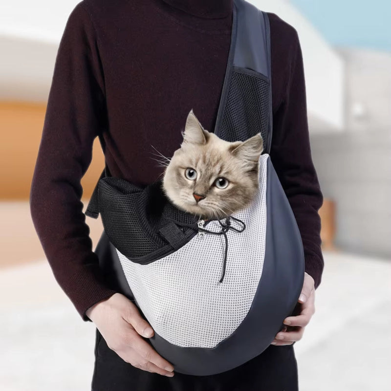 PawTrek Crossbody Carrier – Hands-Free Comfort for Pets on the Go