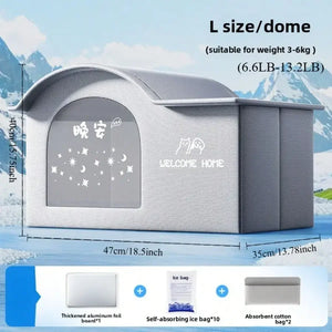 Pet House Summer Small Cat Dog Ice House Air Conditioning BED Summer Cooling Tool Nest Dog Dog Four Seasons Pet Ice House