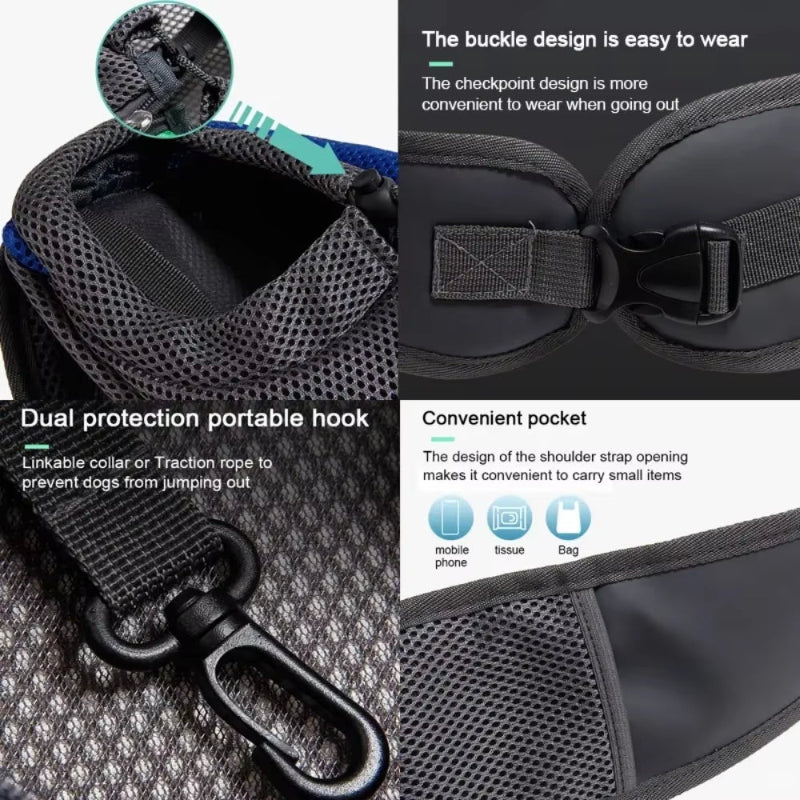 PawTrek Crossbody Carrier – Hands-Free Comfort for Pets on the Go