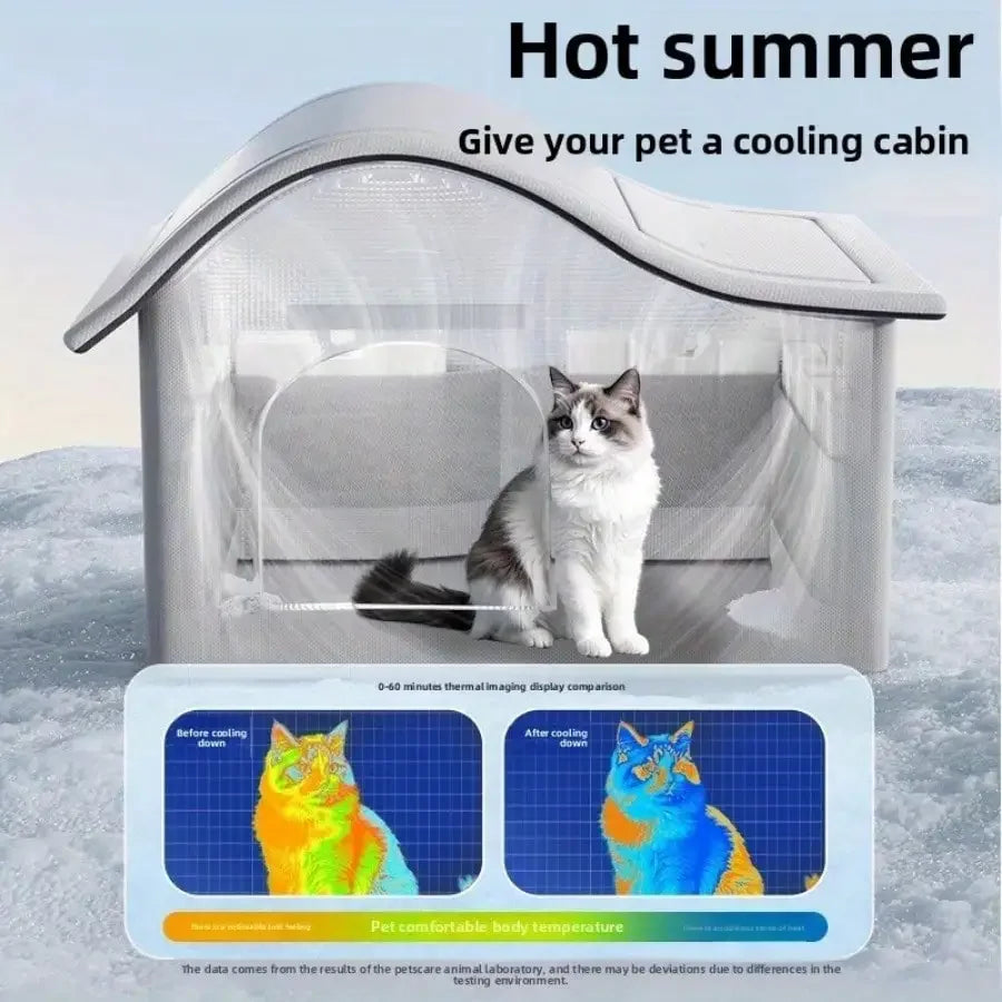 Pet House Summer Small Cat Dog Ice House Air Conditioning BED Summer Cooling Tool Nest Dog Dog Four Seasons Pet Ice House